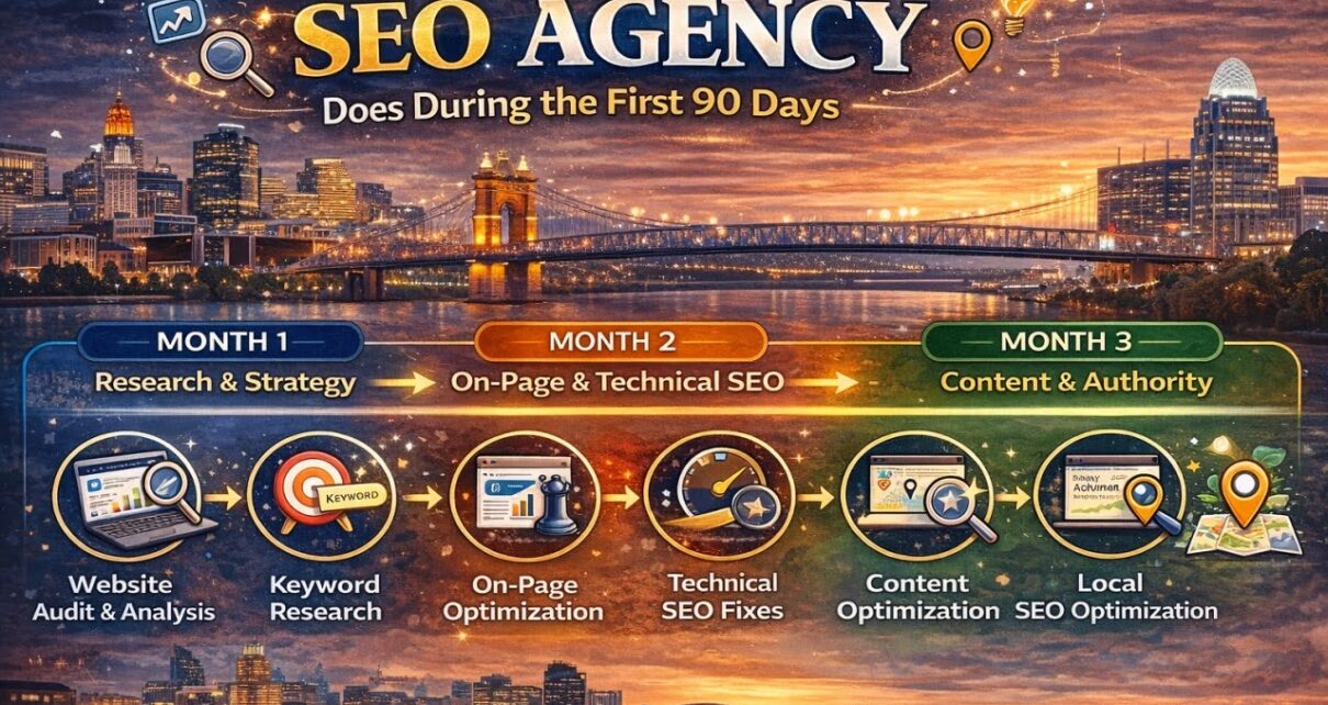 What a Cincinnati SEO Agency Does During the First 90 Days