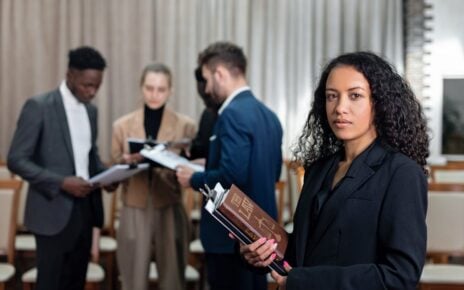 Photo by Mikhail Nilov: https://www.pexels.com/photo/people-having-a-deal-in-the-office-8730327/